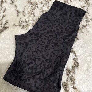 Old Navy Black Leopard Print Kids Shorts size XL 14-16